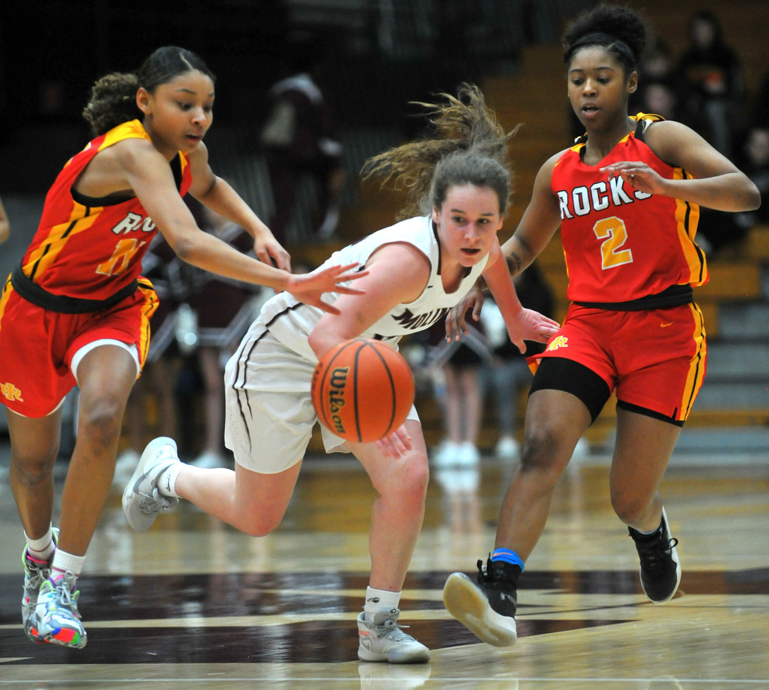 Rock Island at Moline girl's basketball.